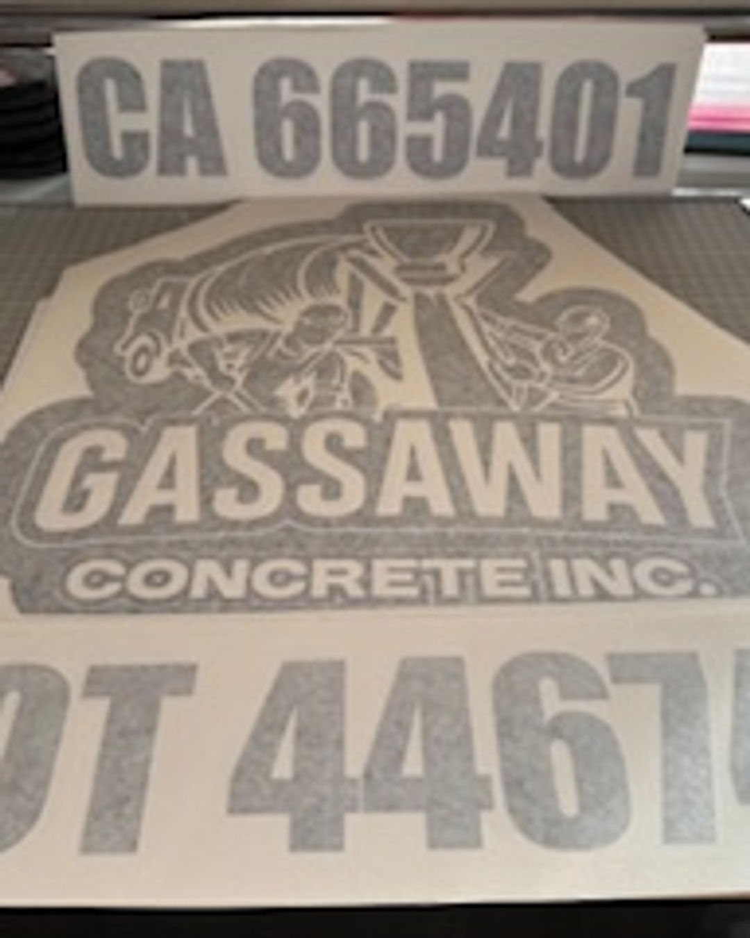 Custom vinyl decal